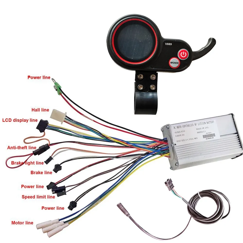 Motor Brushless Controller Lcd Display Kit Dual Drive Motor Brushless Controller Lcd Display Kit Waterproof Motor Brushless Controller Lcd Display Kit 36v 48v 1000w Dual Drive Anggrek Otros