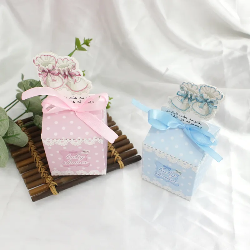12 Mini Biberons Bonbons Baby Shower - Cadeaux Naissance, Baptême, Bleu, Remplissage Bonbons