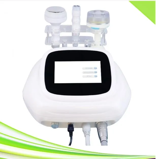 RF Cavitation Machine White Portable Factory SPA S Shape Belly Massage 40K فراغ بوتت رفع نظام تجويف الدهون بالموجات فوق الصوتية ليزر ليزر