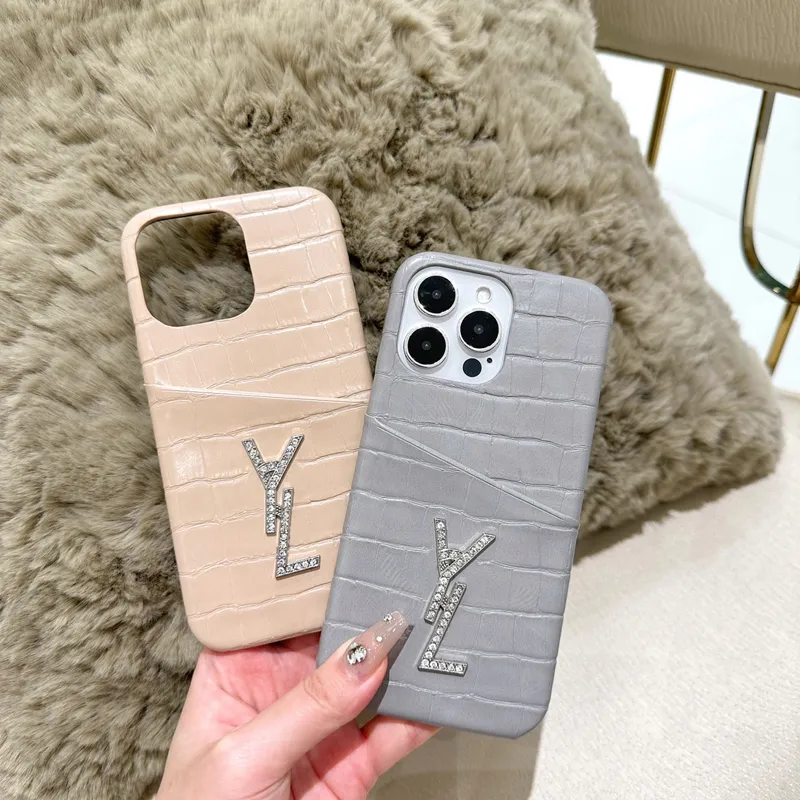 Designer Cell Phone Cases For IPhone 14 Pro Max Shells 11 12 13 13pro 13promax Case Letters Full Package Shell Crocodile D2212032F