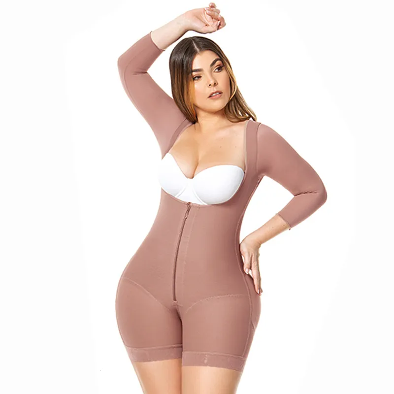 Womens Shapers Bodysuits For Long Sleeve Compression Garments