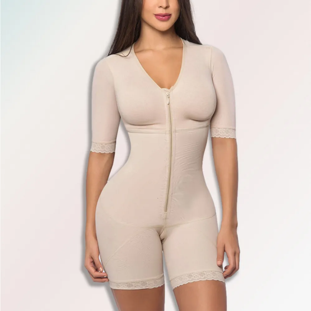 Womens Bodysuit With Cups And Waist Plus Size Corset Shapewear