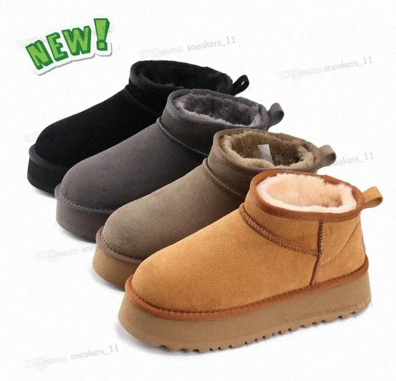 designer Classic australian women boots Warm USA GS 585401 womens men boot Mini Ankle bailey inter uggity Satin Full fur Fluffy uggitys