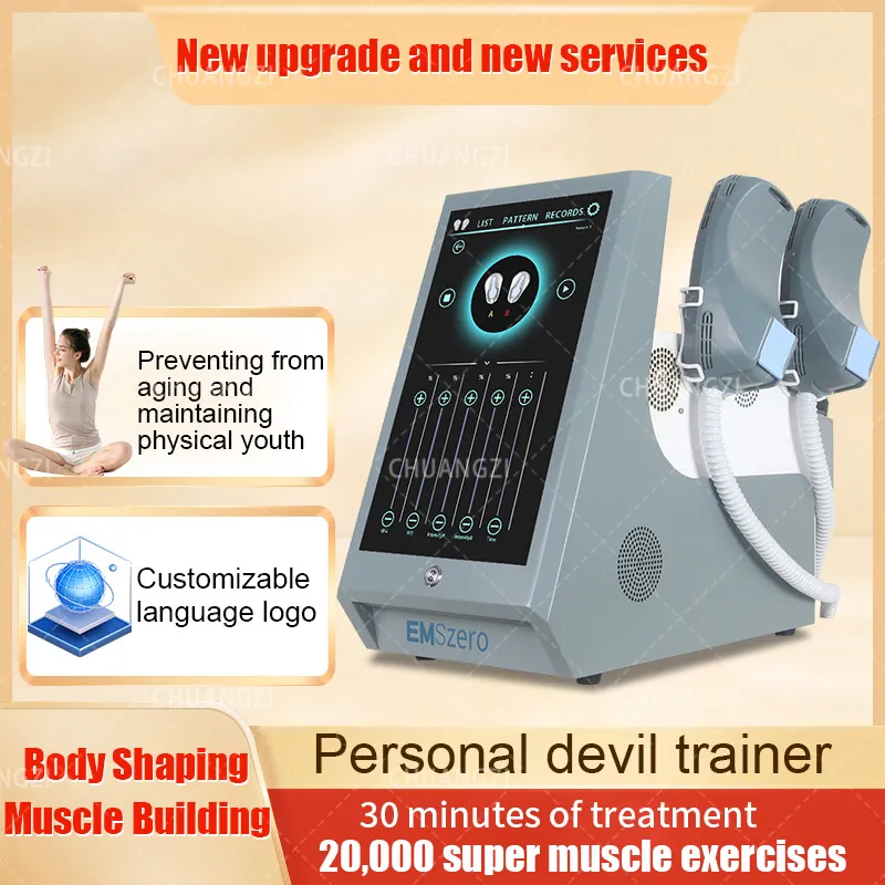 DLS-EMSLIM NEO 13 Tesla Emszero RF 5000W Muscle Slimming Stimulera Fat Building Removal Salon Machine Lift Sculpt