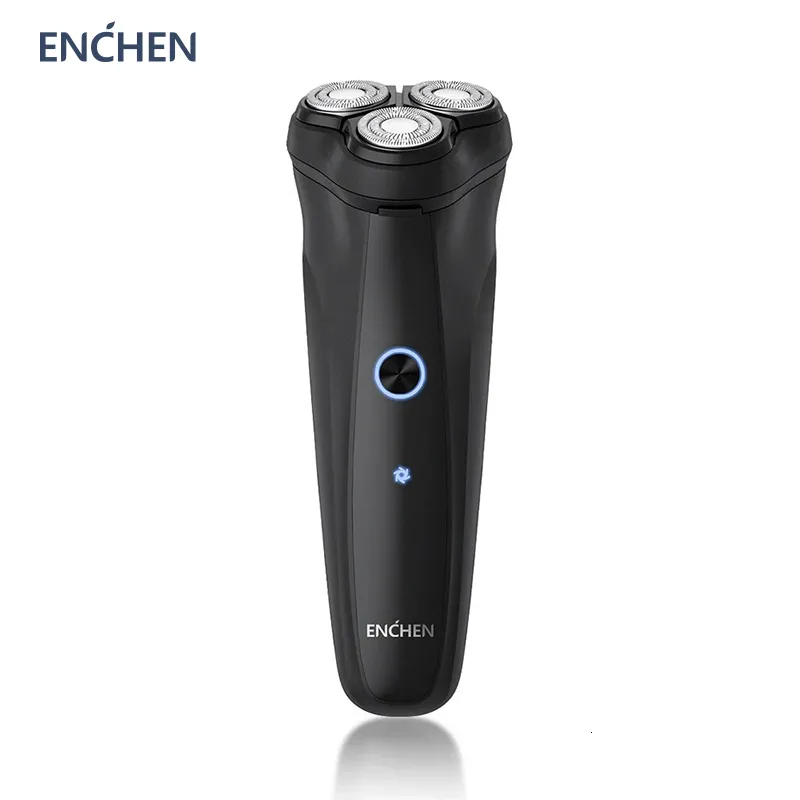 Electric Shavers Enchen Shaver Men's Grooming Machine Ultra-tunn dubbel ring raknät Net Independent Floating Head Beard Style Trimmer 221203