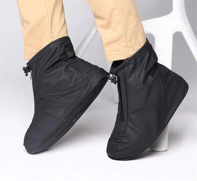 Sneakers Men Women Shoes Covers for Rain Flats Ankle Boots Cover PVC Reusable Nonslip Cover for Shoes With Internal Waterproof La6157698