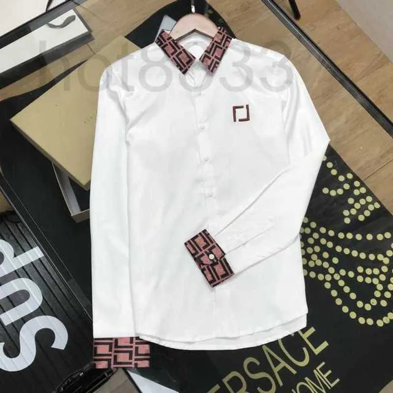 Camisa de vestido masculino camisa de designer de luxo slim shirt shirt de manga longa roupas de negócios casuais marca xadrez m-4xl mby4