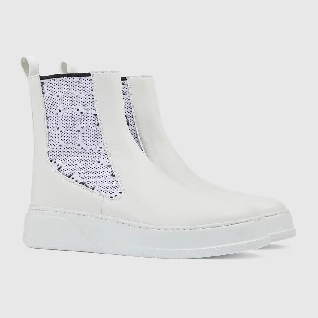 G Jersey Ankle Boots 디자이너 가죽 부츠 Ggity 스타일리시 한 여성 남자 겨울 블론디 부티 남자 따뜻한 GF