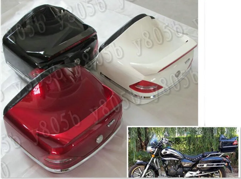 Motorrad -Trunk -Gepäck Hülle Tail Box Rack Rückenlehne für Schattengeist Sabre Aero Ace Steed VLX 400 600 1100 DLX VTX13007208435