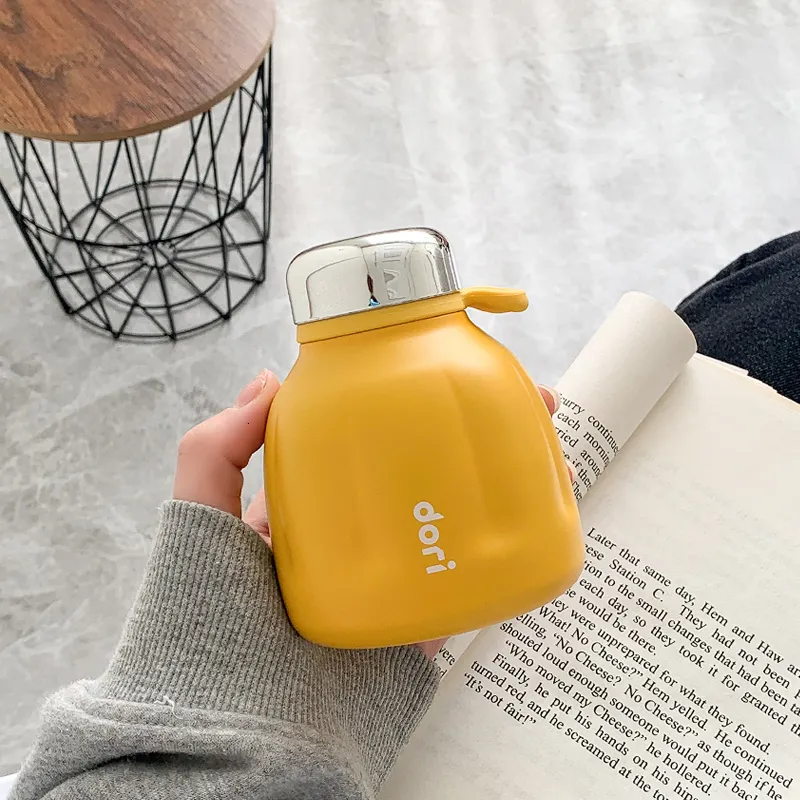 Cute Thermos Flaskes 250ml Mini Stainless Steel Vacuum Flask With Rope  Portable Cute Cute Thermos Flask Mug Girl Student Thermal Water Bottle  Tumbler 221203 From Deng10, $12.98