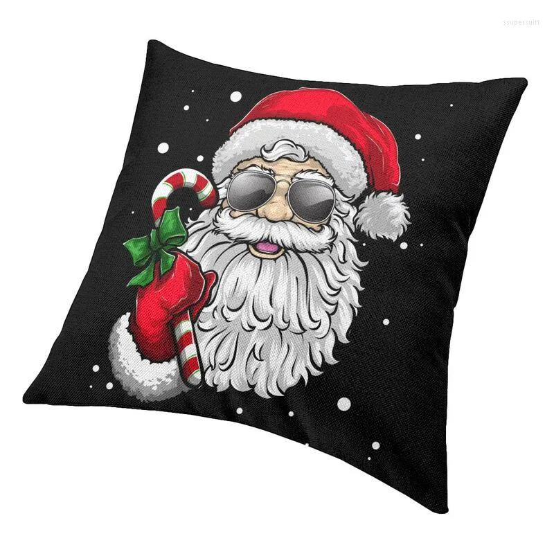 Oreiller Mode Père Noël Noël Fête De Noël Couvre 40x40 Étui En Polyester  Pour Canapé Carré Taie Doreiller Décoration Du 10,94 €