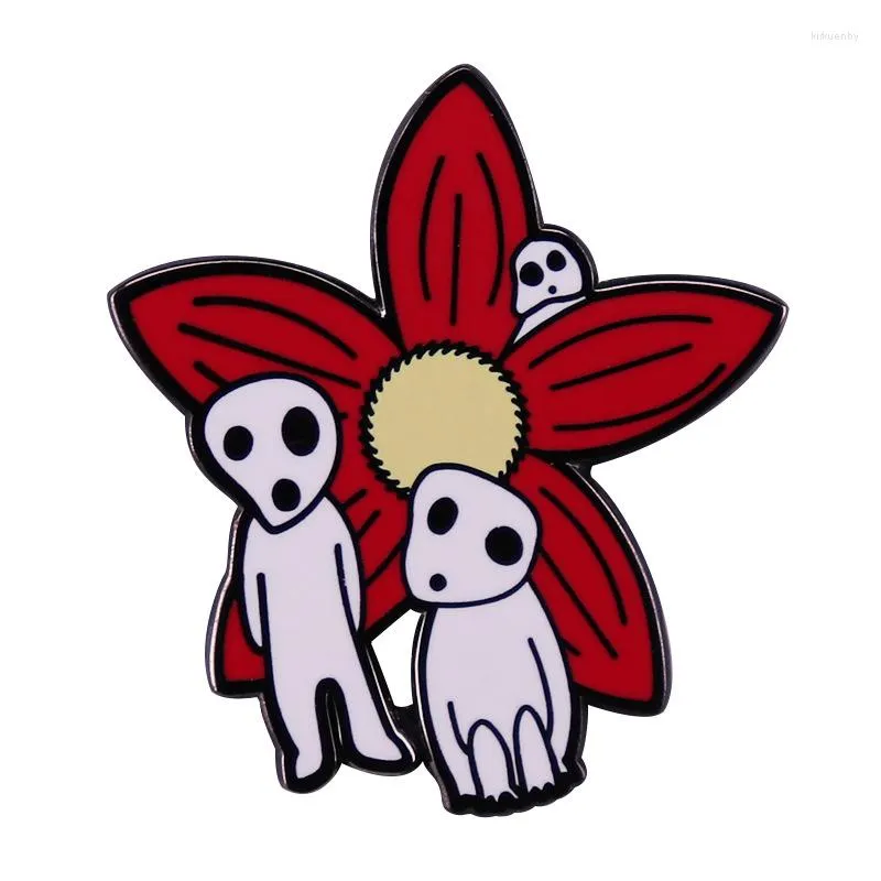 Broches LB2437 Japanse Anime Ghost Emaille Pins Custom Revers Badges Sieraden Voor Rugzak Decoratie Vrienden Gift Accessoires