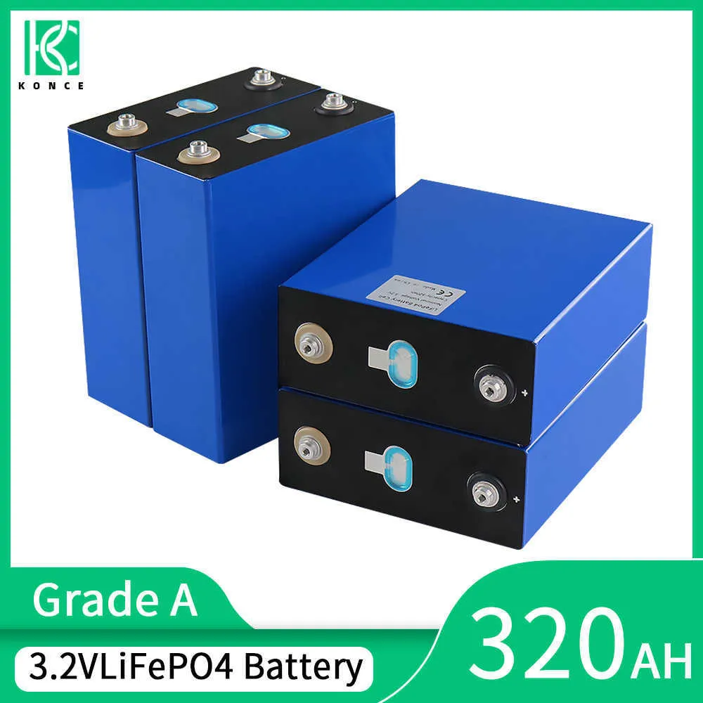 310AH Lifepo4-Batterie 3,2V 320AH Lithium-Eisenphosphat-wiederaufladbarer Solarbatteriesatz DIY 12V 24V für Wohnmobil-Energiespeichersystem