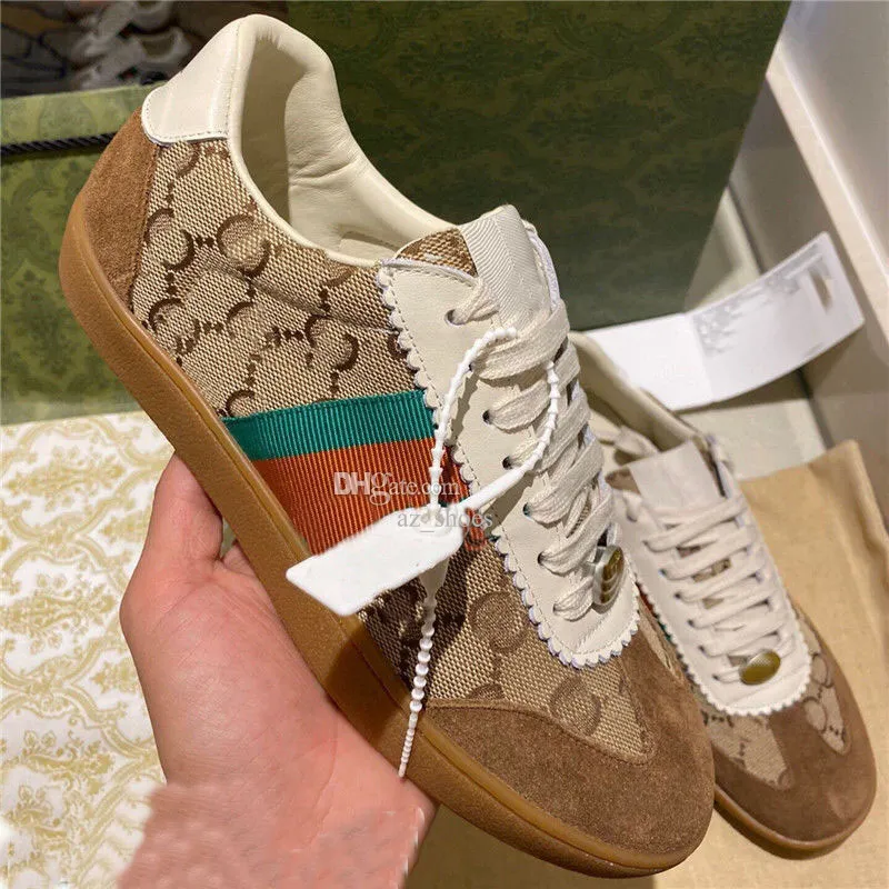 Designer Joker Leather Silk Canvas Casual Shoes Sneakers Flat Euro Pre-Autumn Unisex Women's and Men's Shoes Perfect Style