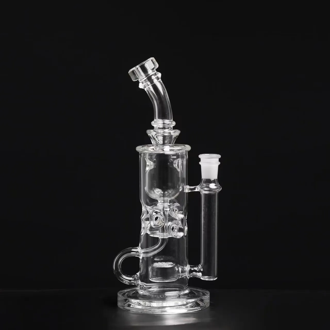 2022 Pipa da fumo in vetro borosilicato narghilè narghilè dab rig accessori per fumatori bruciatore a nafta shisha bong per raccoglitori di cenere giocattoli sessuali riciclatore bubb bong a nido d'ape