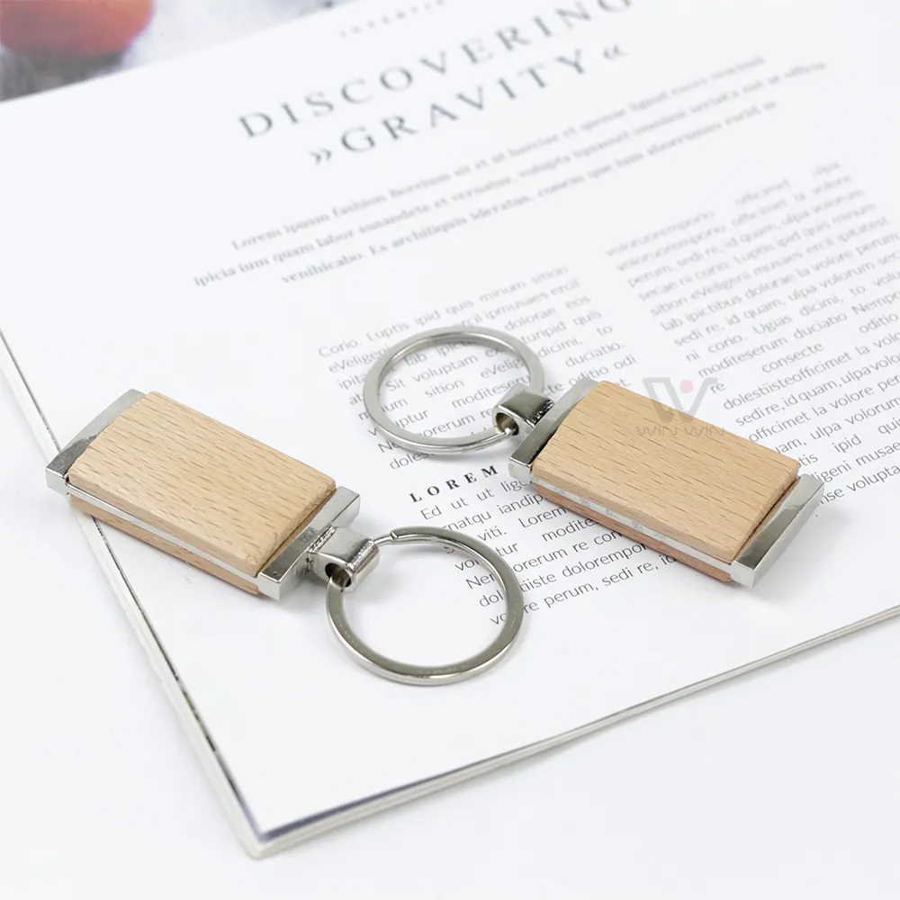 Wooden Leather Wooden Keychain With Name With Custom Straps Anti Lost Key  Tag For DIY Keyring Accessories And Gifts From Winwindg2, $1.06