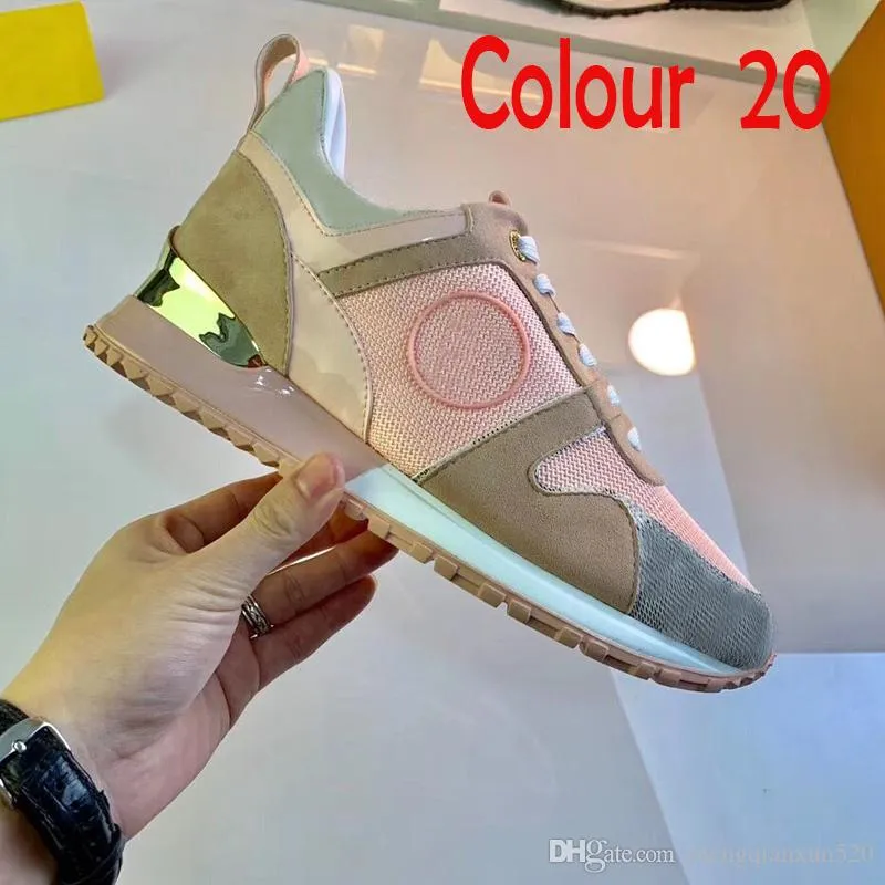 Casual Shoes Lace-Uptrainers Sneaker Woman Shoe Lady Sneakers Platform Men Gym Women Travel Leather Fashion Letters Thick Bottom 100% Cowhide Large Size 39-42-45