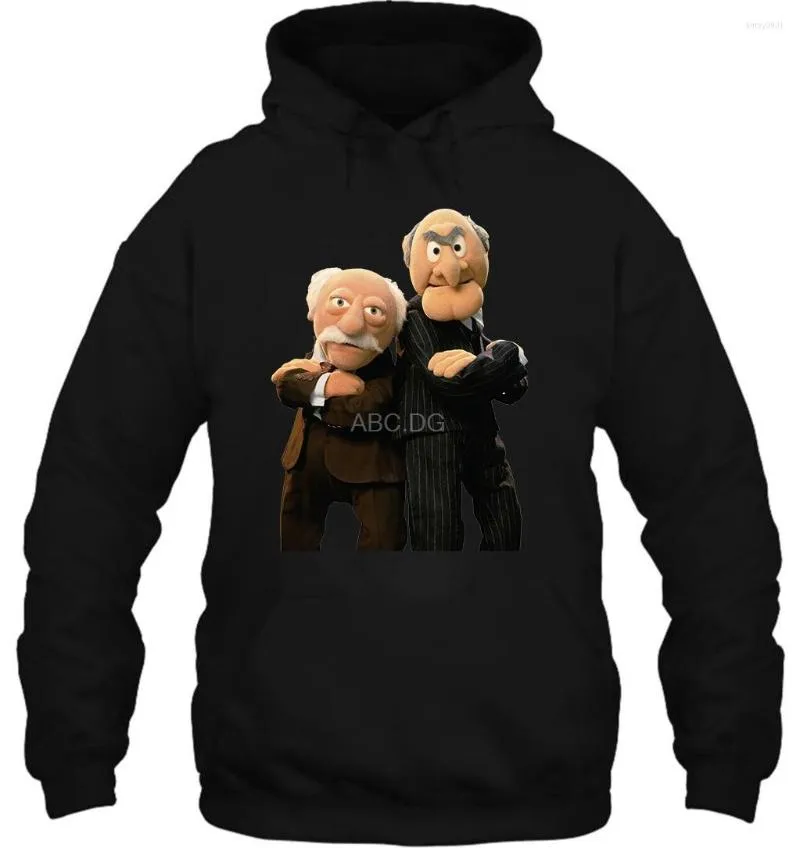 Con cappuccio maschile da uomo con cappuccio femminile maglione statler e waldorf the muppet show papà regalo