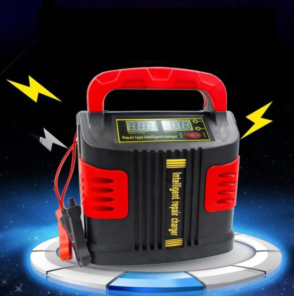Portable Intelligent Charger Auto Motor Vehicle Charger 350W 14A Auto Justera LCD -batteriloppstarter5978993
