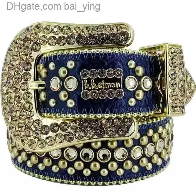 AA112 s For Women Mens Designer BB Belt Simon Shiny Rhinestonesマルチカラーミスセラー