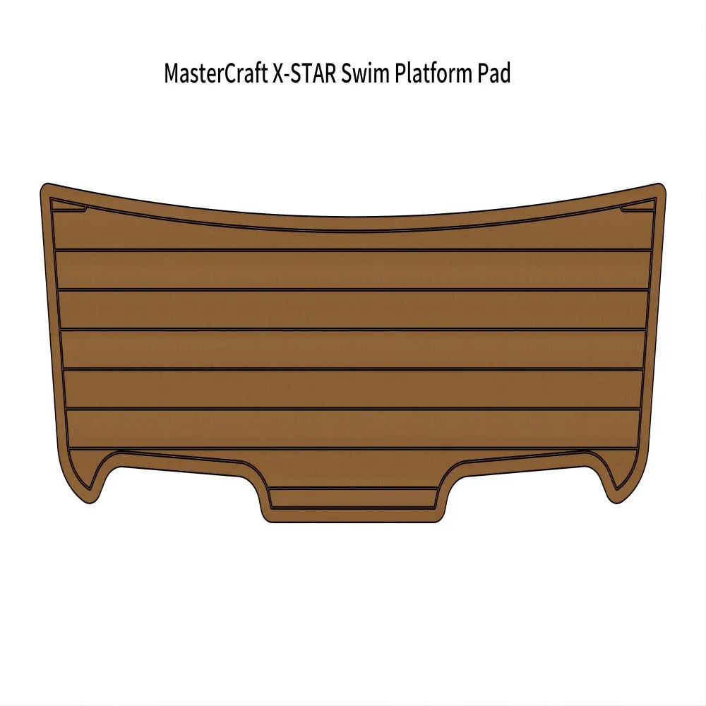 MasterCraft X-STAR Swim Platform Step Pad Boat EVA Foam Faux Teak Deck Floor Mat