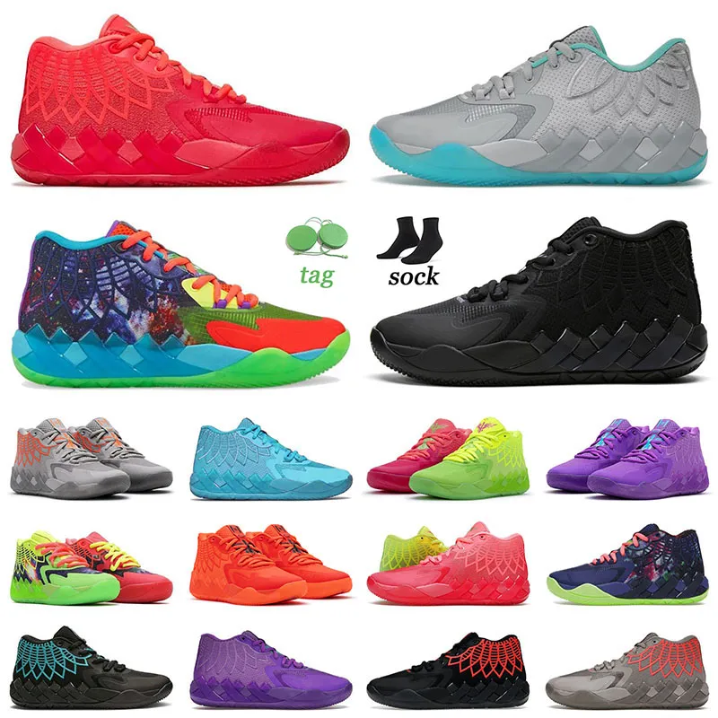 Lamelo Ball 1 Mb.01 Men Basdketball Shoes Rick And Morty Lo Ufo Not