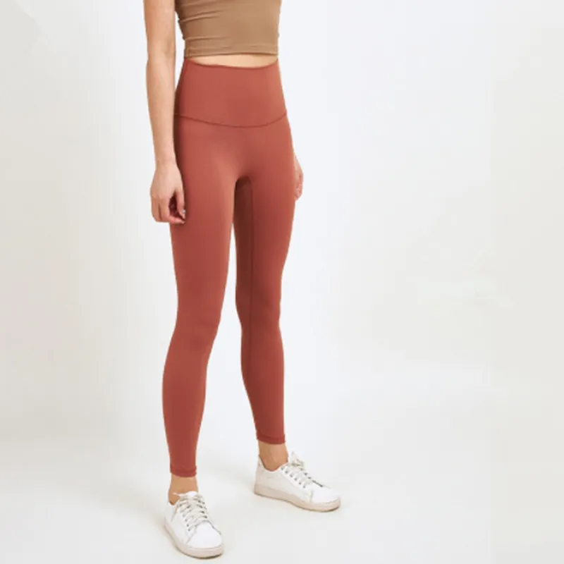 2022 High Waist Naked Feeling Yoga Softline Leggings For Women Breathable,  Seamless, Scrunch Pants For Gym And Sports A 001 From Luluyogaclothes,  $20.59