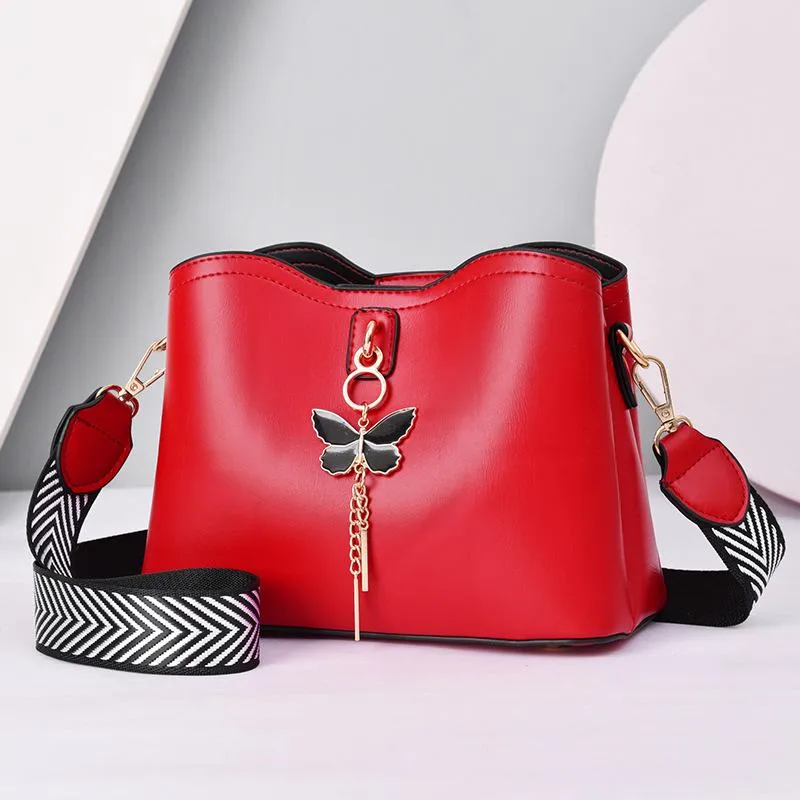 HBP çanta çantalar kadın cüzdan moda çanta çanta omuz çantası kırmızı renk 1050
