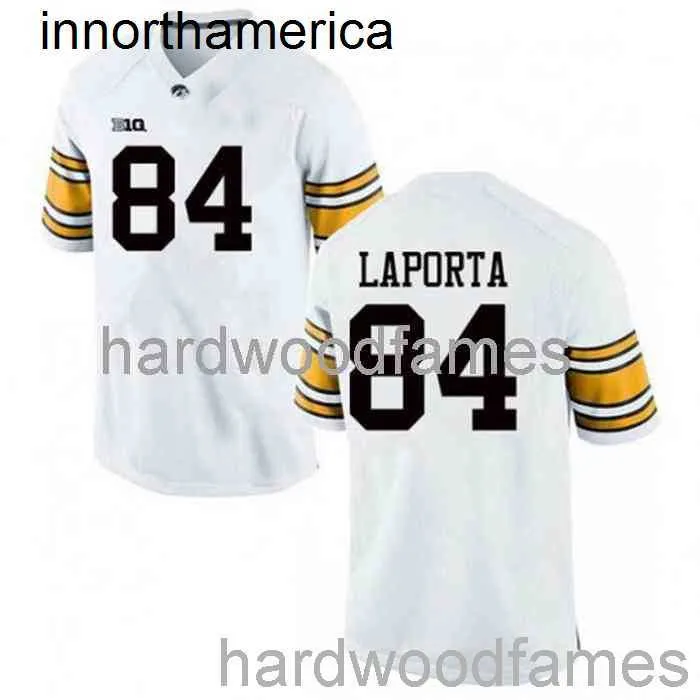 Stitched Mens Women Youth Sam Laporta Jersey Iowa Hawkeyes #84 College Football White XS-5XL 6XL