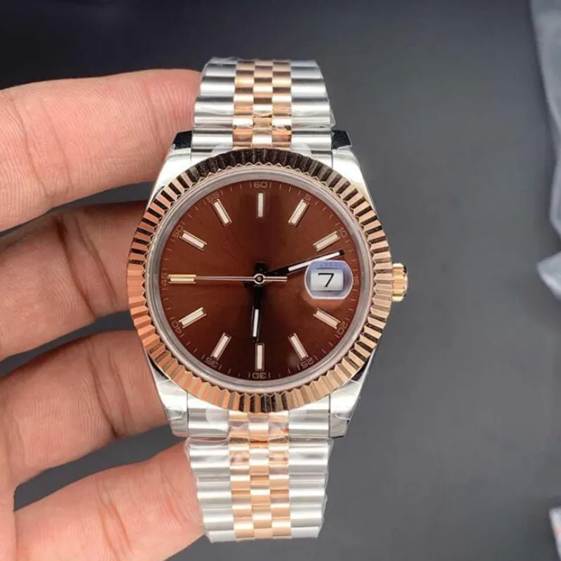 Datejust Luxury Mem's Designer Watch 2813 Movement 41mm DAIL 316L Rostfritt st￥l Fodral Automatisk Winding Sports Wristwatch Montre de Luxe