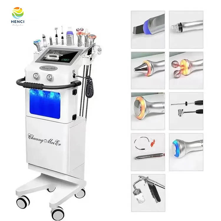 10 w 1 Microdermabrazion Diamond Aqua Peeling Water Water Tlen Jet Machine Hydra Spa Spa