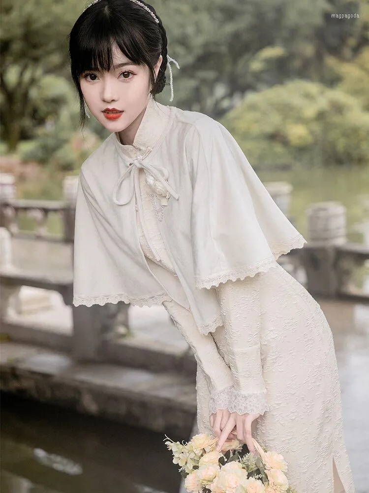 Ubranie etniczne 2022 Kobiety w stylu Vintage Chinese Velet Cheongsam Formal Dress Lady Party Oriental Slim Qipao sukienki Eleganckie