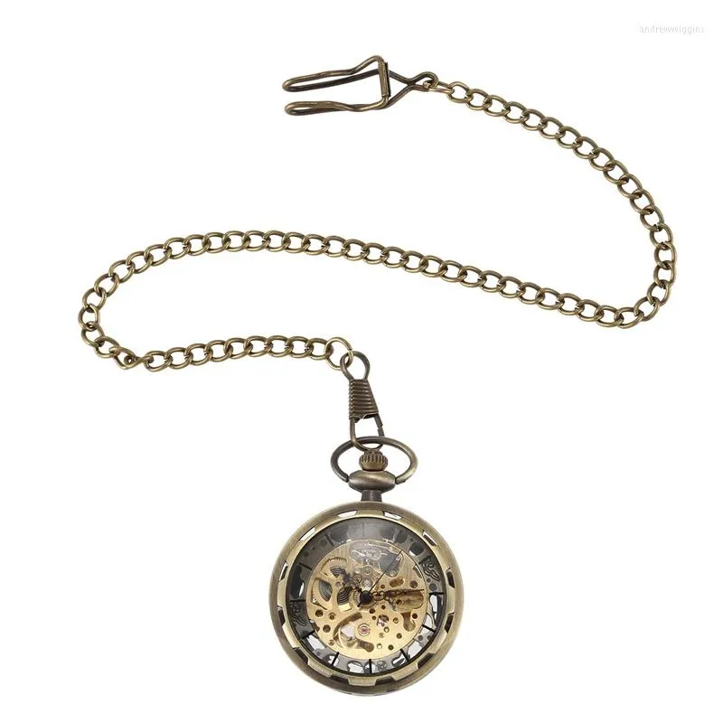 Pocket Watches Mechanical Watch Steampunk Retro Luxury Men'S And Women'S Fashion