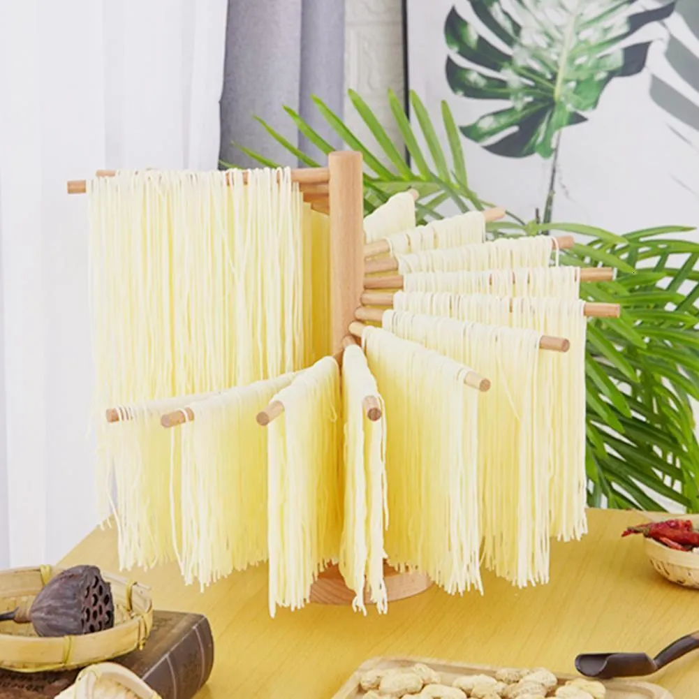 Pasta Drying Rack, Collapsible Pasta Rack With 10 Bar