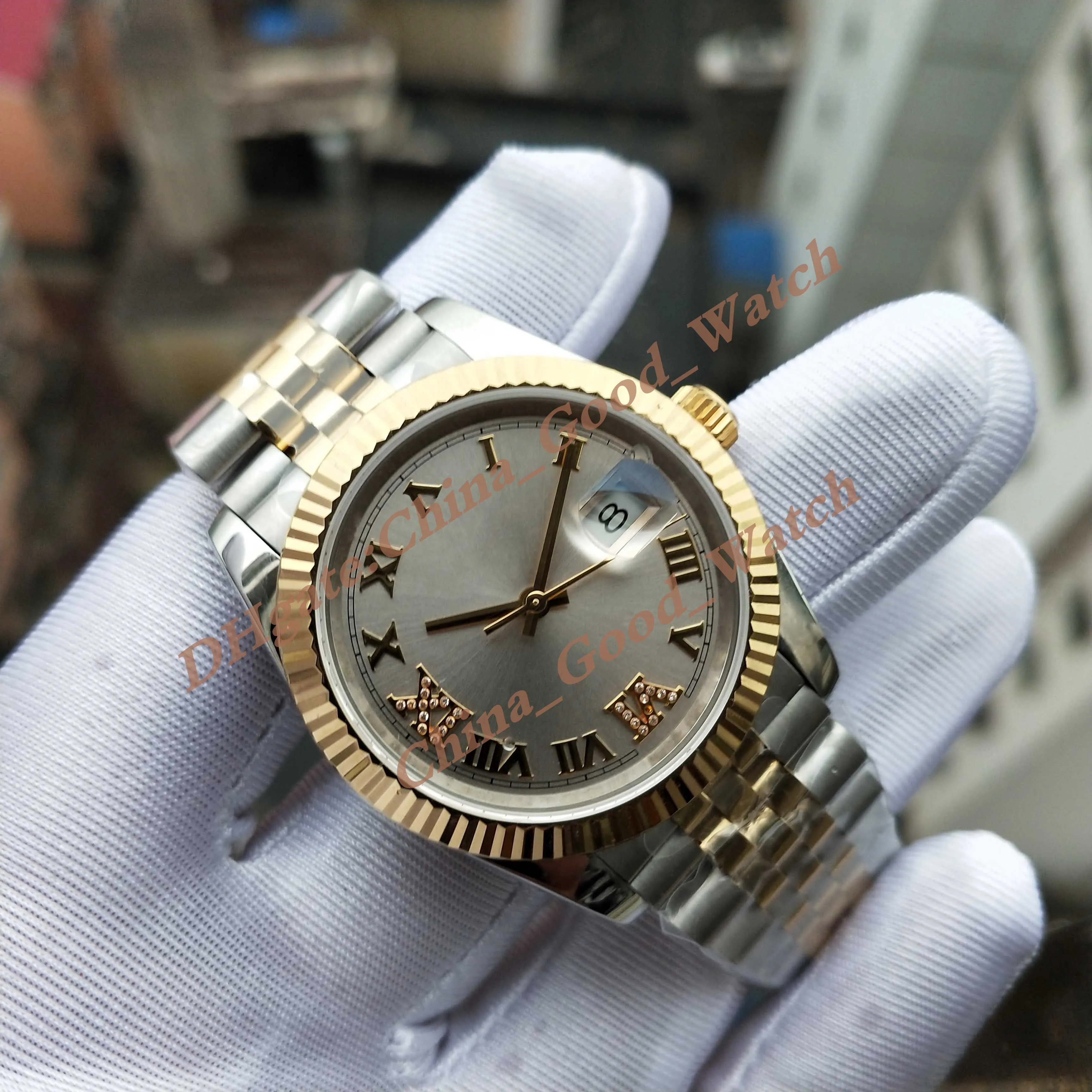 36 mm neutralny model unisex bp zegarek dla męskiego zegarek damski jubileusza bransoletka damska 2813 automatyczny ruch BPF stalowy pasek nurkowy sukienkę Sapphir Straży