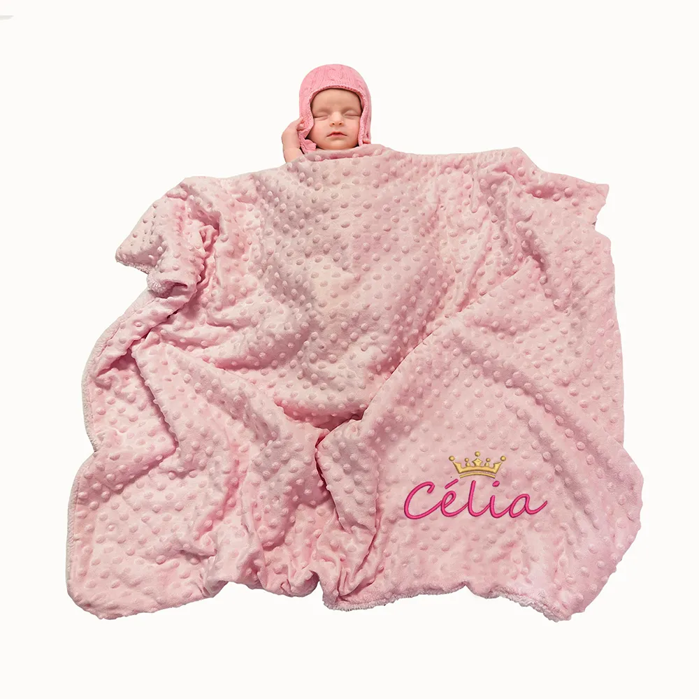 Decken Pucken Baby Born Thermo-Bettwäsche-Set aus weichem Fleece, einfarbig, Baumwollsteppdecke 221203