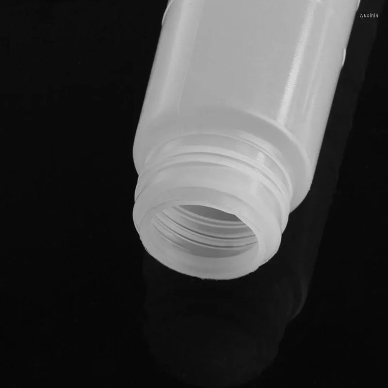 Hundkläder 150 ml Pet Dowch Gel Dispenser med lång munstycke hårfärgsapplikator Klar skalad plastflaska anti-break hållbar