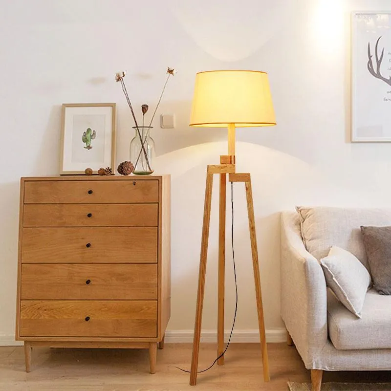 Modern Wooden Floor Lamps For Bedroom For Living Room, Bedroom