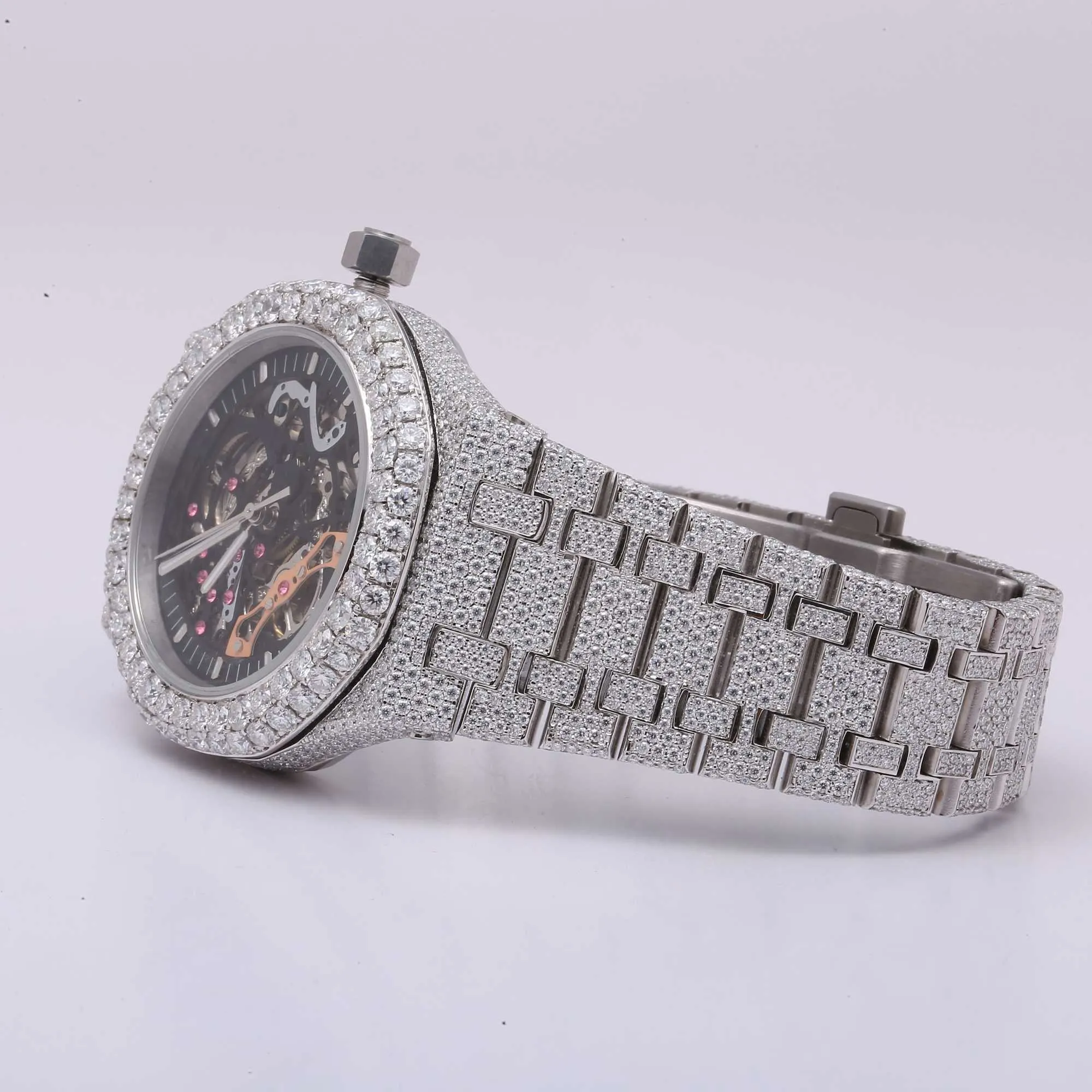 Other Watches Wristwatches iced out customize diamond luxury men' handmade fine jewelry manufacturer VVS1 diamond watchUIJY6T3S