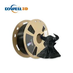 Petg Karbon Fiber 3D Yazıcı Filament 1.75mm 3D Baskı Sarf Malzemesi 1kg/Roll Dowell3D Doğrudan Fabrika