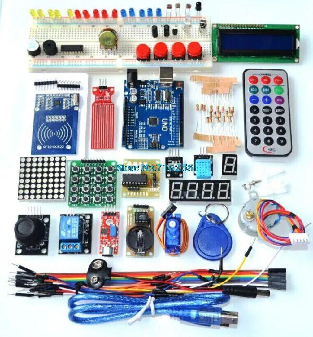 Ganzuno R3 Kit Upgrade -Version des Starter -Kits Die RFID Learn Suite LCD 1602 für Arduino Kit8352507