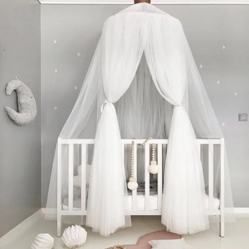 Crib Netting Net Baby Mosquito Hanging Tent Star Decoration Babies Bed Canopy Tulle Curtains for Bedroom Play House Tents Kids Room 221205