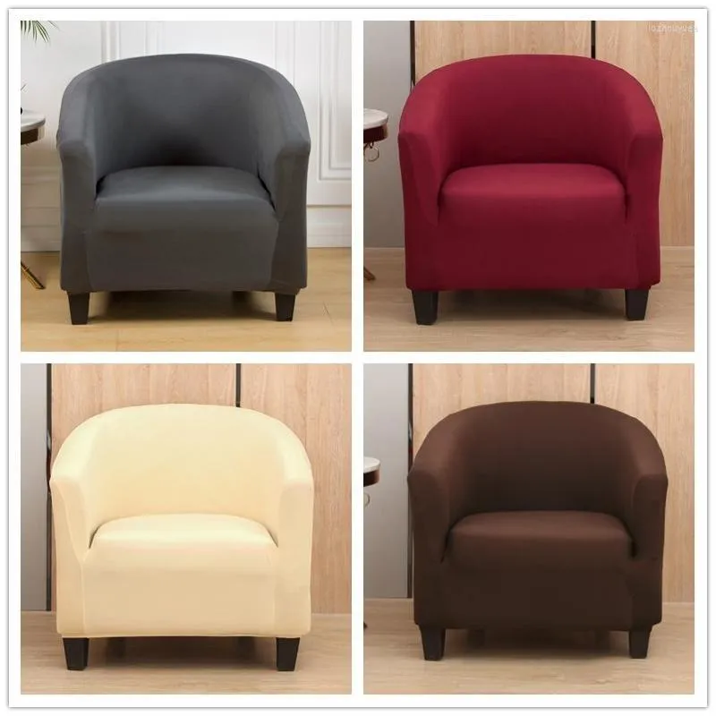 Pokrywa krzesła stałe kolor elastyczna sofa okładka spandex fotela pojedyncza osobowa kanap