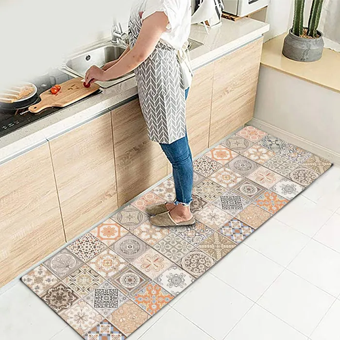 Alfombra Alfombra De Piso Para Cocina Alfombra Nórdica Felpudo Entrada Casa  Alfombras De Baño Impermeables Y Juego 221205 De 20,7 €