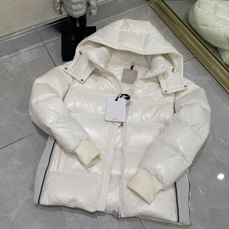 Parkas pour femmes hiver épissage lettre imprimé veste pour hommes et femmes à capuche chaud surdimensionné ample décontracté s Coa 221205