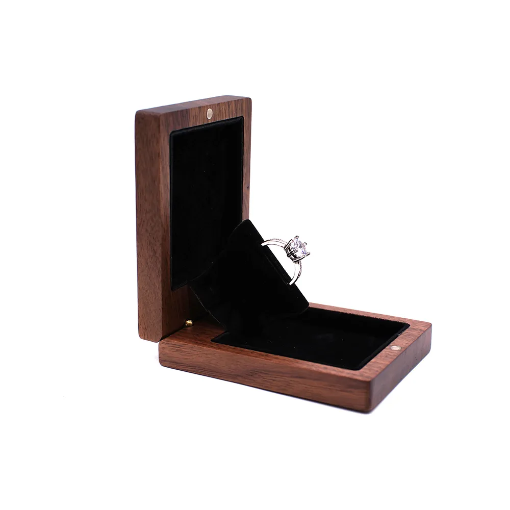 Caja De Anillos De Boda Personalizada, Caja De Anillos De Boda De