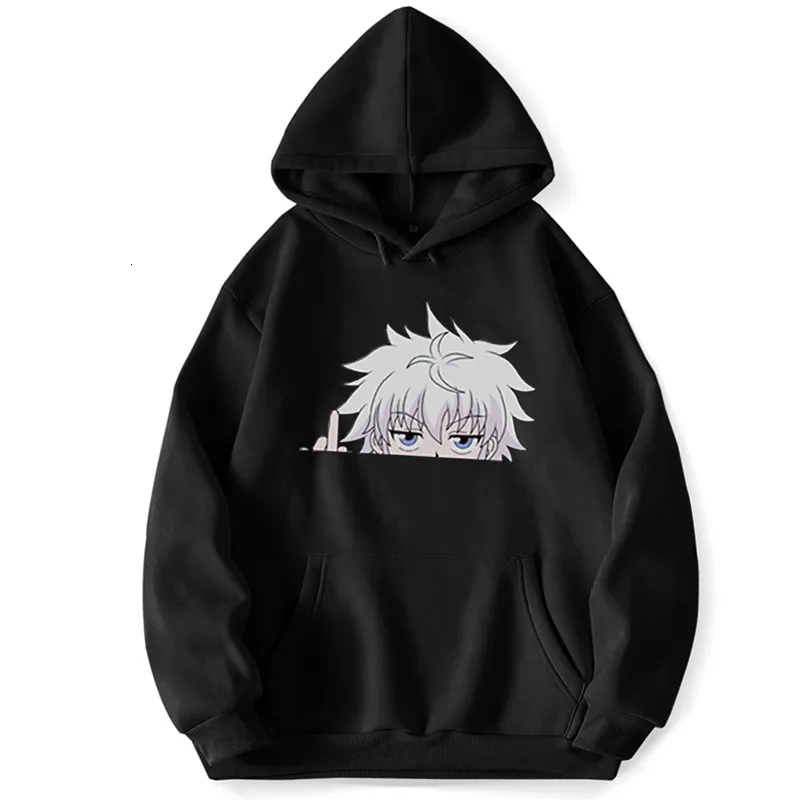 Mężczyzn Bluzy Bluzy Killua Zoldyck Cool Hunter x Hxh Xhunter S Anime Hooded Men Men Jumper Pocket Autumn 221203