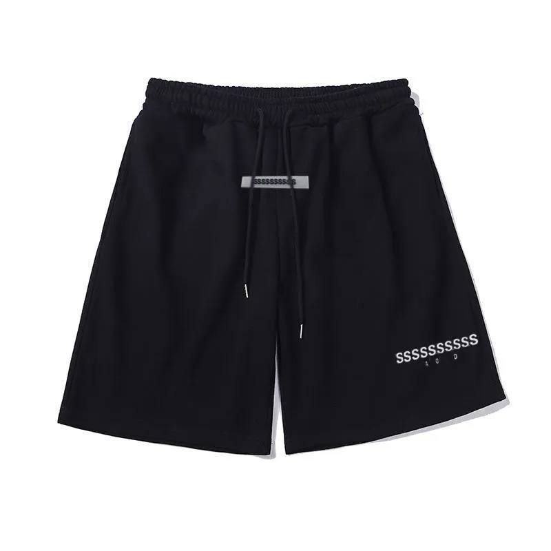 Designer Mens Shorts Lettre Réfléchissant Hommes S Court Sport Coton Femmes Tendance Pure Respirant Court-Vêtements Dunks Pantalon