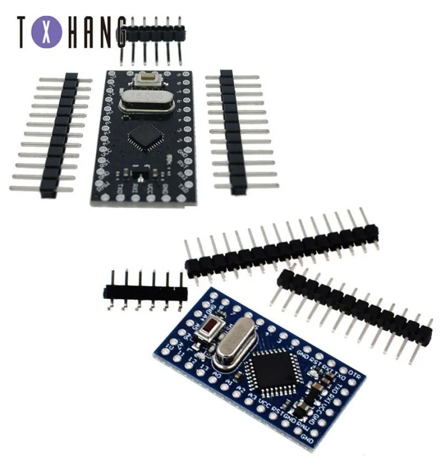 Integrated Circuits Pro Mini 168 Modul 5V 16 MHz ATMEGA168 ATMEGA168P 16M für Arduino Nano Microcontrol Micro Control Board4307046