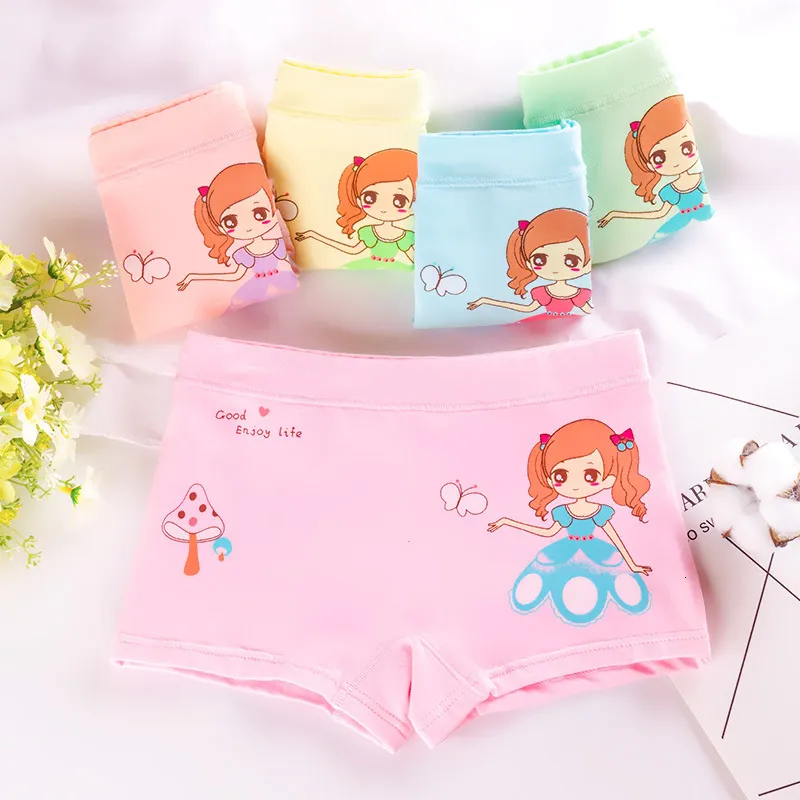 Cartoon Cotton Boxer Princess Panties For Girls Sizes 3 8 Years